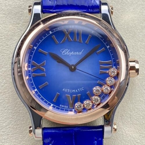 YF Factory Replica Chopard HAPPY SPORT 278578-6003 Gradient Blue Dial For Sale - Replica Watch Wholesale