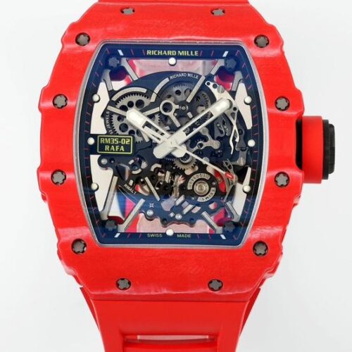Best ZF Factory Replica Richard Mille RM35-02 RAFAEL Red Strap For Sale - Replica Watch Wholesale