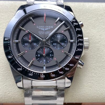 Best Replica Longines Sports L3.836.4.52.9 Grey Dial For Sale – Replica Watch Wholesale