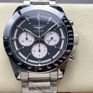 Best Replica Longines Sports L3.835.4.52.6 Black Dial For Sale - Replica Watch Wholesale