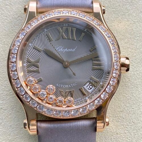Best YF Factory Replica Chopard HAPPY SPORT 274808-5014 Dark Gray Dial For Sale - Replica Watch Wholesale