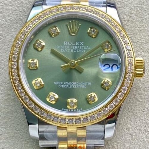 GS Factory Replica Rolex Datejust m278383rbr-0030 Green Dial For Sale - Replica Watch Wholesale