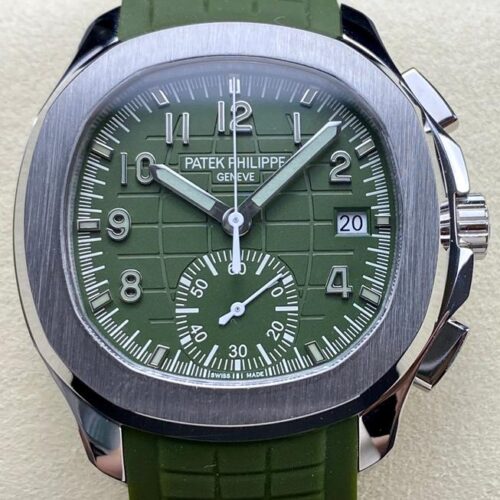 GR Factory Replica Patek Philippe AQUANAUT 5968G-010 Green Dial For Sale - Replica Watch Wholesale