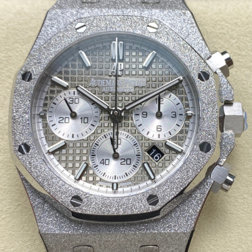 OM Factory Replica Audemars Piguet Royal Oak 26239BC.GG.1224BC.01 Silver Grey Dial For Sale - Replica Watch Wholesale