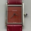 F1 Factory Replica Cartier Tank WSTA0054 Red Dial For Sale - Replica Watch Wholesale