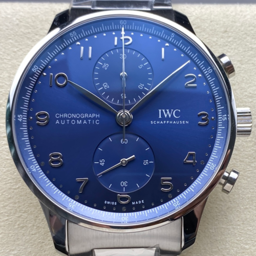 ZF Factory Replica IWC Portugieser IW371606 Blue Dial For Sale - Replica Watch Wholesale
