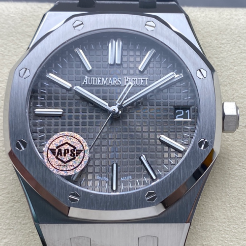 APS Factory Replica Audemars Piguet Royal Oak 15510ST.OO.1320ST.10 V2 Grey Dial For Sale - Replica Watch Wholesale
