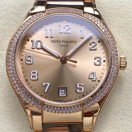 SJ Factory Replica Patek Philippe TWENTY~4 7300-1200R-011 Rose Gold Dial For Sale - Replica Watch Wholesale