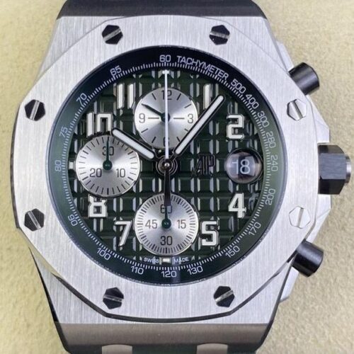 APF Factory Replica Audemars Piguet Royal Oak Offshore 26238TI.OO.A056CA.01 Green Dial For Sale - Replica Watch Wholesale