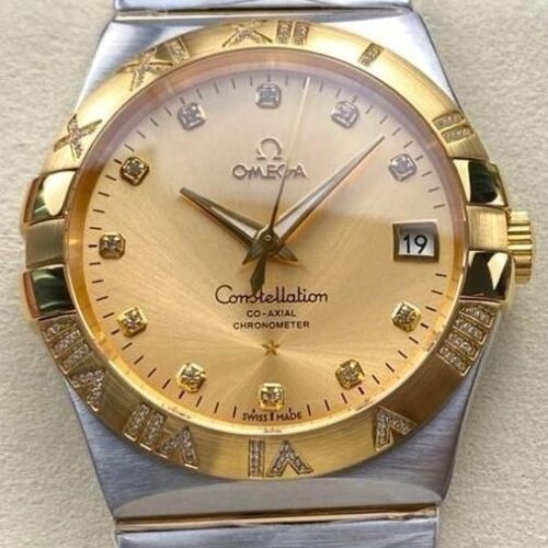 M+ Factory Replica OMEGA Constellation 123.25.38.21.58.002 Champagne Dial For Sale - Replica Watch Wholesale