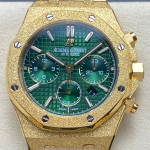 OM Factory Replica Audemars Piguet Royal Oak 26331BA.OO.1220BA.02 Green Dial For Sale - Replica Watch Wholesale