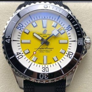TF Factory Replica Breitling Superocean A17375211I1S1 Yellow Dial For Sale - Replica Watch Wholesale