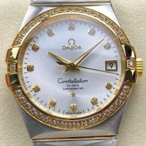 M+ Factory Replica OMEGA Constellation 123.25.38.21.52.001 Silvery White Dial For Sale - Replica Watch Wholesale