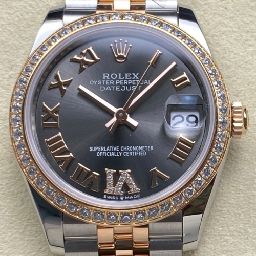 AR Factory Replica Rolex Datejust m278381rbr-0030 Rhodium White Dial For Sale - Replica Watch Wholesale