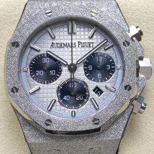 OM Factory Replica Audemars Piguet Royal Oak 26240BC.GG.1324BC.01 White Dial For Sale - Replica Watch Wholesale