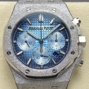 OM Factory Replica Audemars Piguet Royal Oak 26240BC.GG.1324BC.02 Smoked Blue Dial For Sale - Replica Watch Wholesale