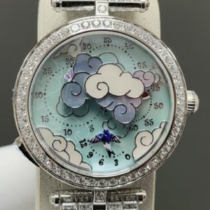 5G Factory Replica Van Cleef & Arpels Poetic Complications VCARO8OD00 Finework Painting For Sale - Replica Watch Wholesale