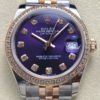 AR Factory Replica Rolex Datejust m279381rbr-0015 Purple Dial For Sale - Replica Watch Wholesale