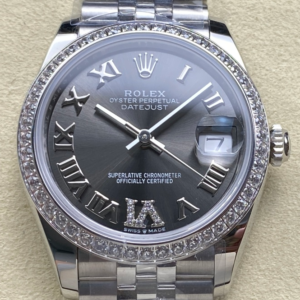 AR Factory Replica Rolex Datejust m278384rbr-0032 Dark Gray Dial For Sale - Replica Watch Wholesale