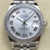AR Factory Replica Rolex Datejust m126284rbr-0021 Silver Dial For Sale - Replica Watch Wholesale