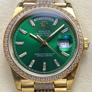 8+ Factory Replica Rolex DayDate m128348rbr-0079 Bright Green Dial For Sale - Replica Watch Wholesale