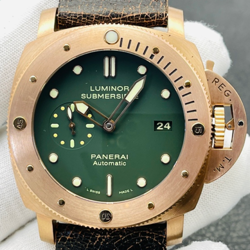 VS Factory Replica Panerai Submersible PAM00382 Frosted Bronze For Sale - Replica Watch Wholesale