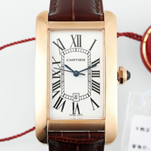 AF Factory Replica Cartier Tank WGTA0047 Dark Brown Strap For Sale - Replica Watch Wholesale
