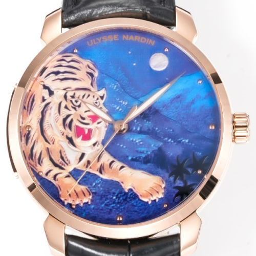FL Factory Replica Ulysse Nardin CLASSICO 8152-111LE-9E-TIGER-1A 40MM For Sale - Replica Watch Wholesale
