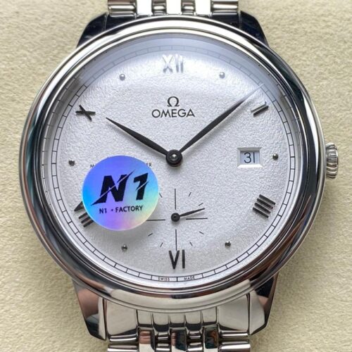 N1 Factory Replica Omega De Ville 434.10.41.20.02.001 Silver Dial For Sale - Replica Watch Wholesale