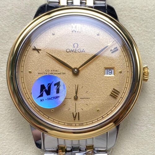 N1 Factory Replica Omega De Ville 434.20.41.20.08.001 Gold Dial For Sale - Replica Watch Wholesale