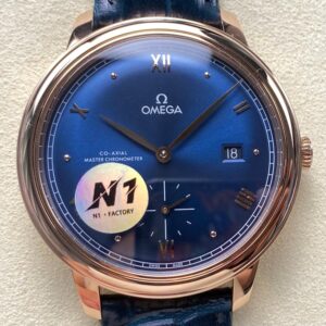 N1 Factory Replica Omega De Ville 434.53.41.20.03.001 Blue Strap For Sale - Replica Watch Wholesale