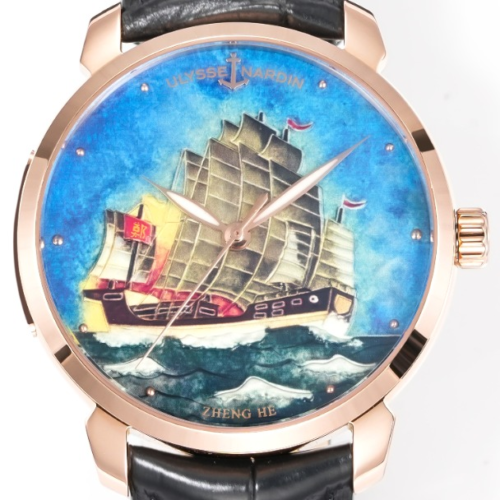FL Factory Replica Ulysse Nardin CLASSICO 8152-111-2-ZHENGHE 40MM For Sale - Replica Watch Wholesale