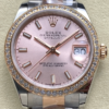 AR Factory Replica Rolex Datejust m278381rbr-0009 Gold Dial For Sale - Replica Watch Wholesale