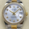 AR Factory Replica Rolex Datejust m278383rbr-0019 Silver Dial For Sale - Replica Watch Wholesale