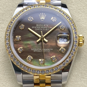 AR Factory Replica Rolex Datejust m278383rbr-0024 Gold Steel Strap For Sale - Replica Watch Wholesale