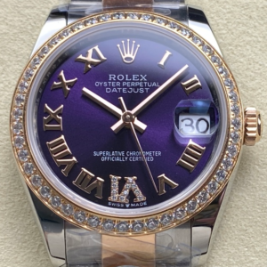 AR Factory Replica Rolex Datejust m278381rbr-0019 Purple Dial For Sale - Replica Watch Wholesale