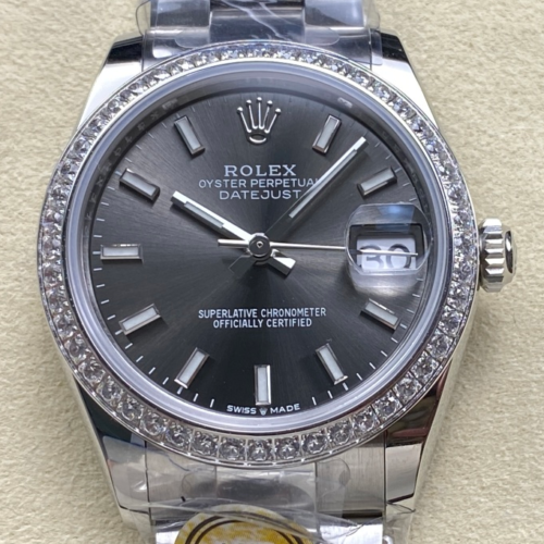 AR Factory Replica Rolex Datejust m278384rbr-0019 Grey Dial For Sale - Replica Watch Wholesale