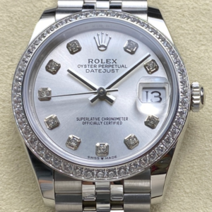AR Factory Replica Rolex Datejust m278384rbr-0034 Diamond Hour Markers For Sale - Replica Watch Wholesale