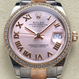 AR Factory Replica Rolex Datejust m278381rbr-0001 Middle Gold Strap For Sale - Replica Watch Wholesale
