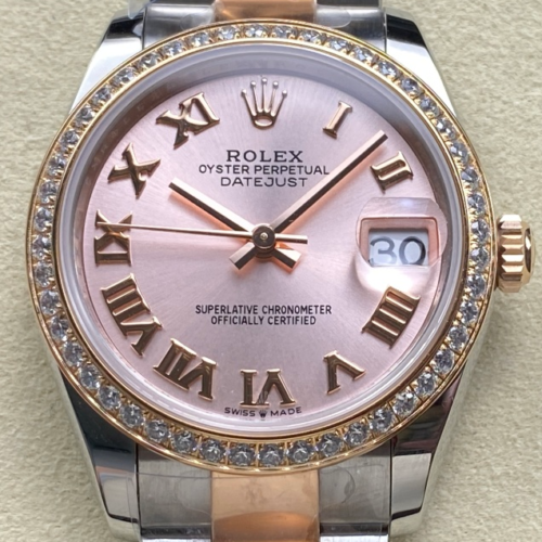 AR Factory Replica Rolex Datejust m278381rbr-0001 Middle Gold Strap For Sale - Replica Watch Wholesale