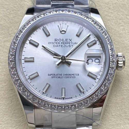 AR Factory Replica Rolex Datejust m278384rbr-0015 White Gold Bezel For Sale - Replica Watch Wholesale