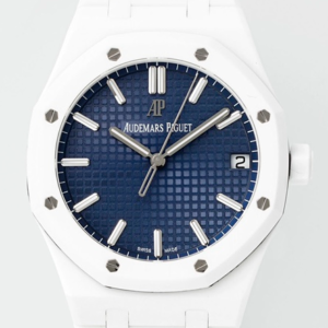 APS Factory Replica Audemars Piguet Royal Oak 15500 White Ceramic Crown For Sale - Replica Watch Wholesale