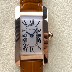 8848 Factory Replica Cartier Tank WGTA0133 Dark Brown Strap For Sale - Replica Watch Wholesale