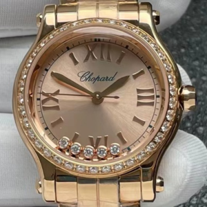 YF Factory Replica Chopard Happy Sport 275378-5009 Rose Gold Dial For Sale - Replica Watch Wholesale