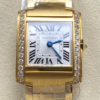 8848 Factory Replica Cartier Tank WJTA0039 Blue Steel Hands For Sale - Replica Watch Wholesale