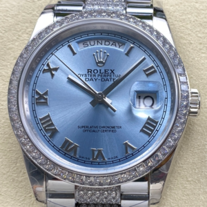 8+ Factory Replica Rolex DayDate m118346-0044 Blue Dial For Sale - Replica Watch Wholesale