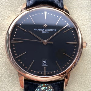 VC+ Factory Replica Vacheron Constantin Patrimony 85180-000R-9232 Black Dial For Sale - Replica Watch Wholesale