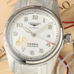 AF Factory Replica Longines Spirit L3.810.4.73.6 Silver Dial For Sale - Replica Watch Wholesale