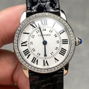 K11 Factory Replica Cartier RONDE DE CARTIER WR000251 Black Strap For Sale - Replica Watch Wholesale