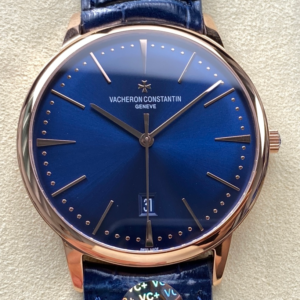 VC+ Factory Replica Vacheron Constantin Patrimony 85180-000R-B515 Blue Dial For Sale - Replica Watch Wholesale